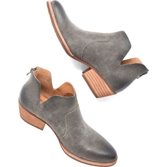 Kork-Ease $195 Skye Bootie Distressed Suede Leather Ankle Boots Women’s 9.5 NEW - Picture 12 of 12